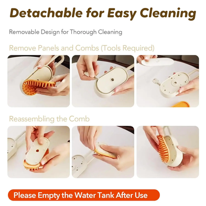 Cat Steam Grooming Brush
