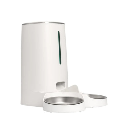 WiFi Automatic Cat Feeder – 4L Double Bowl with App Control