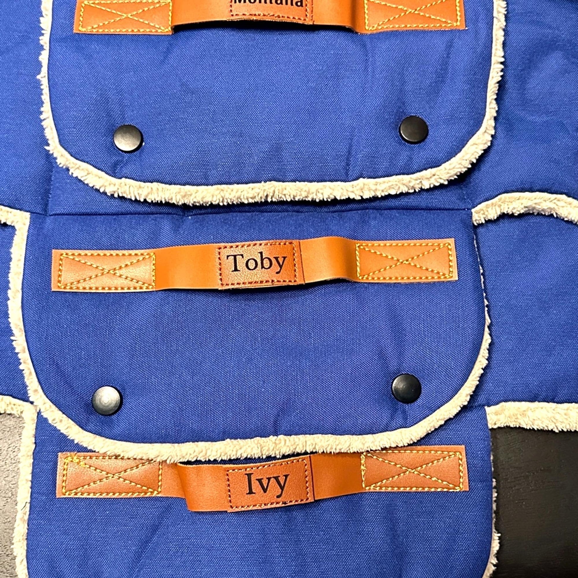 Roll up Travel Dog Mat, Handmade Cotton, Stain & Water Repellent