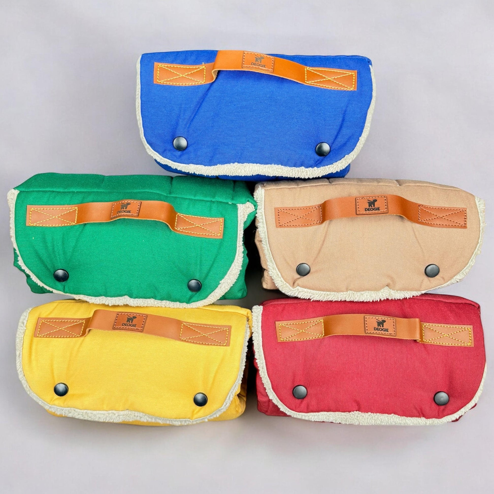 Roll up Travel Dog Mat, Handmade Cotton, Stain & Water Repellent